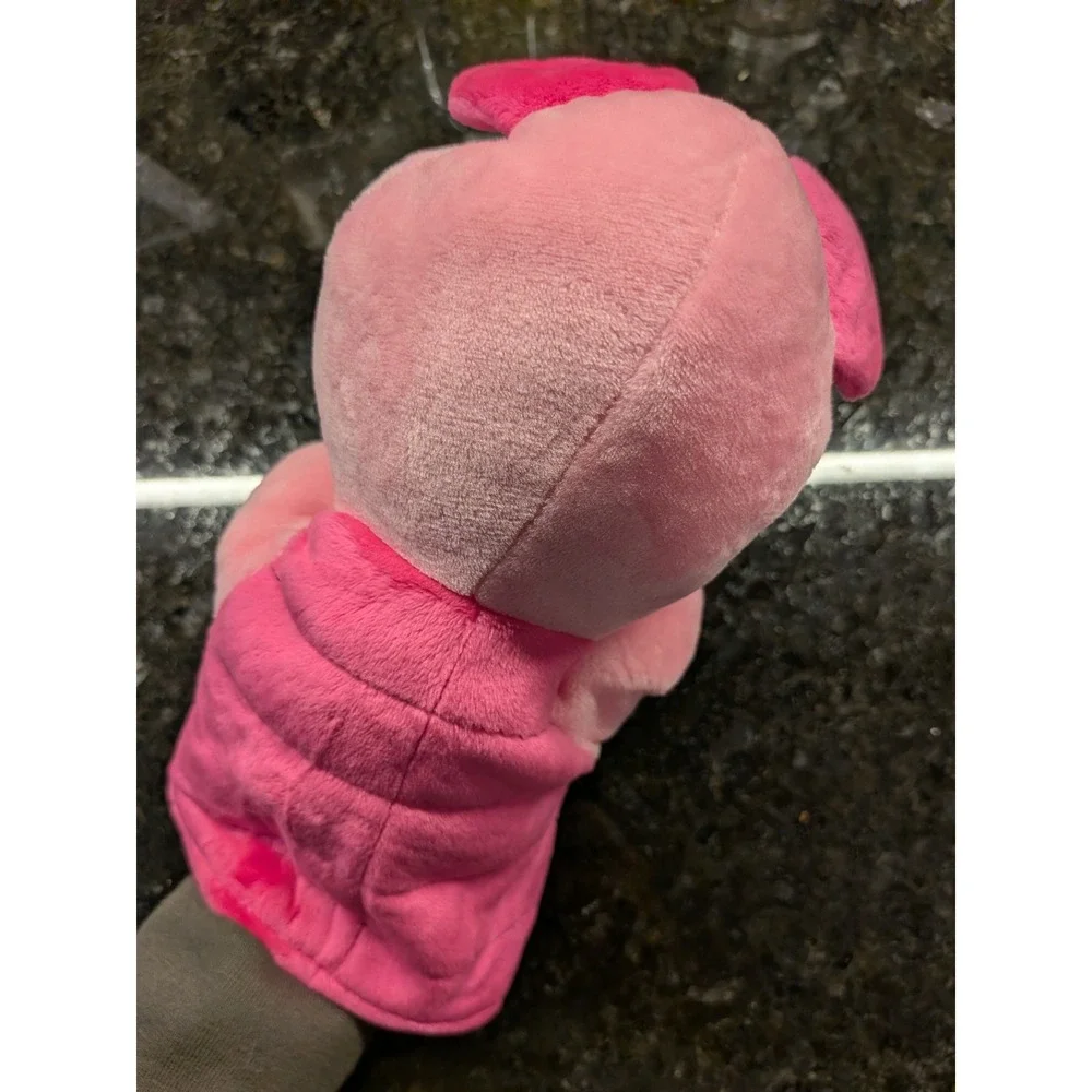 Disney Winnie the Pooh Piglet Plush Hand Puppet Pink Soft Toy Character
